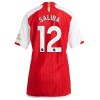 Maglia ufficiale Arsenal 2023-24 Saliba 12 Casa per Donna